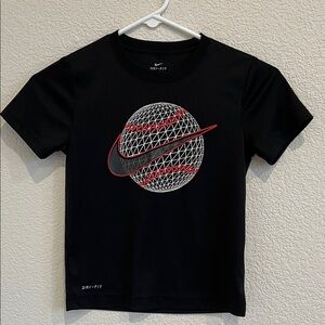 Kids Nike baseball dri-fit black t-shirt, size 7